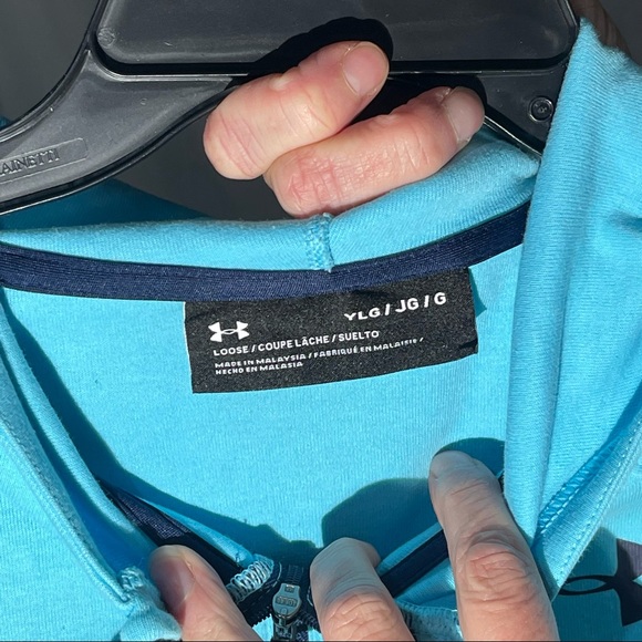 👕 Under Armour Jacket Girls Youth Large - Picture 3 of 3